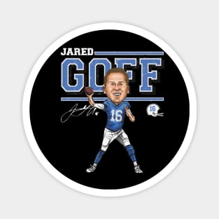 Jared Goff Detroit Cartoon Magnet